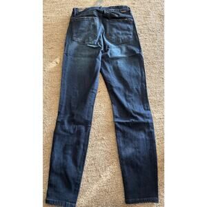 NWT Tractr Nina Skinny Jean Size 6‎ Indigo Blue Distressed Modern Look